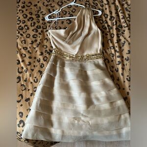 ABS Collection cocktail dress 100% organza silk size 6